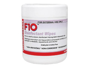 F10 Disinfectanat Wipes 100-Pack
