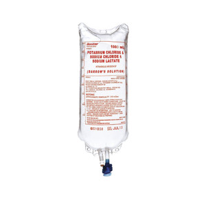 Baxter Intravenous Fluids - Darrows IV 1ltr