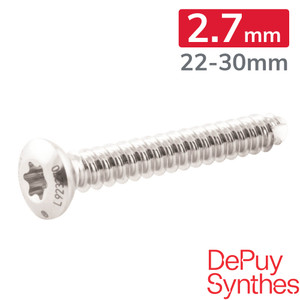 2.7mm Self-Tapping Cortex Screws: 22-30mm