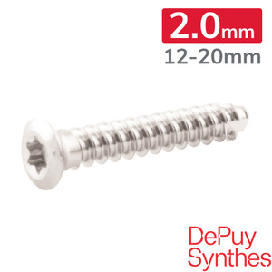 2.0mm Self-Tapping Cortex Screws: 12-20mm