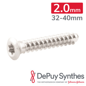 2.0mm Self-Tapping Cortex Screws: 32-40mm