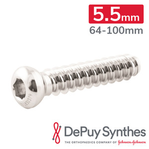 5.5mm Self-Tapping Cortex Screws: 64-100mm