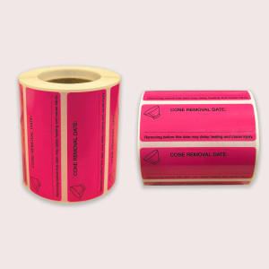 Labels - Cone Removal Date