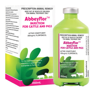 AbbeyFlor Injection for Cattle and Pigs -250mL