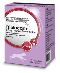 METACAM  Chewable Tablets Dogs Chewable Tablets 2.5 mg - 84 Tablets
