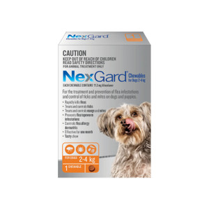 NEXGARD Chewables Dogs 2.0 - 4 kg - 1 Chewable