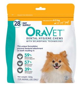 ORAVET OraVet Dental Chews XS 28 Chews (Dogs)