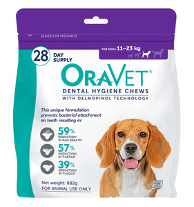 ORAVET OraVet Dental Chews M 28 Chews (Dogs)