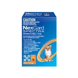 NEXGARD Spectra Chewables Dogs 1.35 - 3.5 kg 1 Chewable
