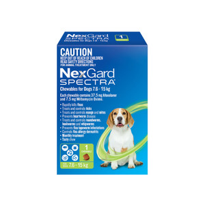 NEXGARD Spectra Chewables Dogs 7.6 - 15 kg 1 Chewable