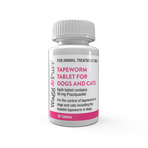 Wagg & Purr Tapeworm Tablet for Dogs and Cats - 50 Tablets
