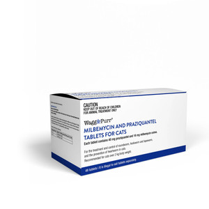 Wagg & Purr Milbemycin & Praziquantel Tablets for Cats 48's