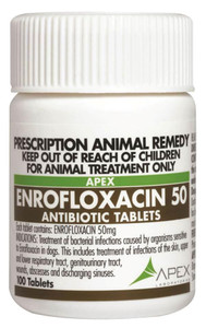 Enrobactin/Enrofloxacin 50mg Tab 100