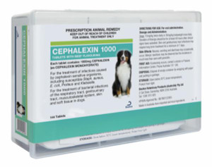 Cephacin/Cephalexin Flavoured 1000mg Tablets 144s