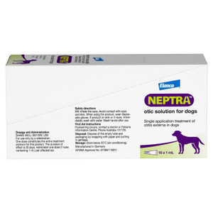 Neptra Otic Solution For Dogs 10 X 1ml