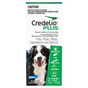 Credelio Plus Xlarge 22-45kg (Blue) 1 Pack