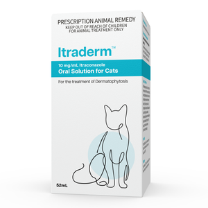 Itraderm Itraconazole Oral Solution 10 mg/mL 52mL Bottle