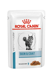 Skin & Coat Wet Food For Cats 12 x 85g