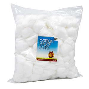 ZebraVet Large Cotton Wool Balls - 250 Pack