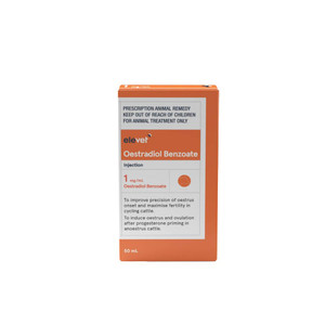 elevet+ Oestradiol Benzoate Injection 1mg/mL - 50mL