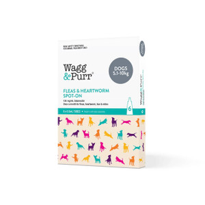 Wagg & Purr Teal Selamectin Spot On Dog 5.1-10kg - Pack 6