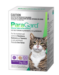 PARAGARD ALLWORMER Cats - 100 Pack