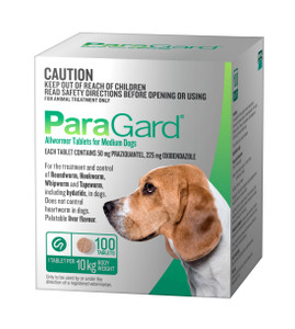 PARAGARD ALLWORMER Medium Dogs - 100 Pack