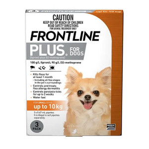 FRONTLINE Plus - Small Dogs (Orange) - Pack 3