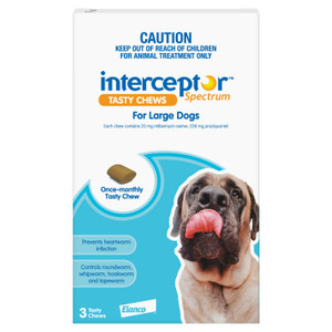 Interceptor Spectrum Large Dogs - 3 Chews