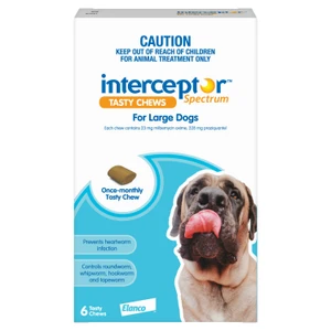 Interceptor Spectrum Large Dogs - 6 Chews