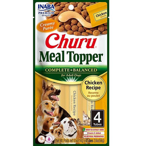 INABA Churu Meal Topper Chicken Recipe 56g (14g X 4 Tubes)