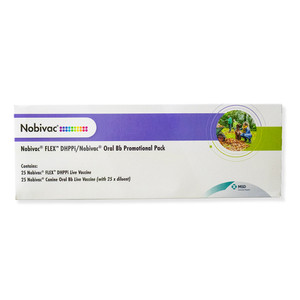 Nobivac FLEX DHPPi + Oral Bb - 25 Dose Pack