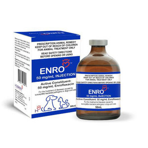 Enrofloxacin 50mg/mL Injection - 50mL