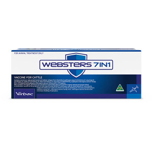 Websters 7-in-1 Cattle Vaccine - 200mL