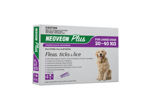 Neoveon Plus For Large Dogs 20 - 40kg - 4 Pack
