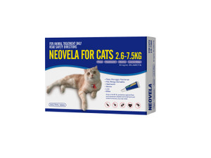 Neovela For Cats (2.6 - 7.5kg) - 4 Pack