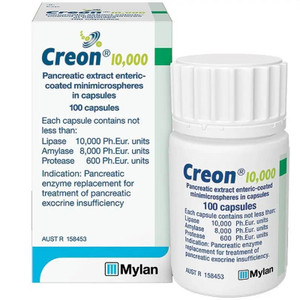 Creon 10,000U (100 Capsules)