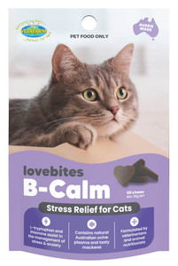 Lovebites Cat B-Calm Chews - 60's