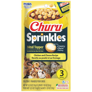 INABA Churu Sprinkles Chicken & Cheese 30g (10g X 3 Tubes)