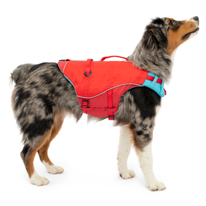Kurgo Surf n Turf Life Jacket, Chili Red, S
