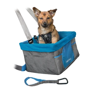 Kurgo Heather Booster Seat, Charcoal/Blue