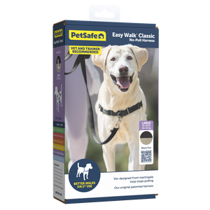 PetSafe® Easy Walk® Harness, No Pull Dog Harness, Large, Black