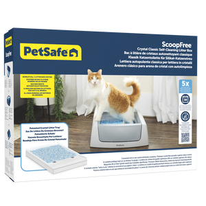 ScoopFree® Crystal Classic Self-Cleaning Litter Box