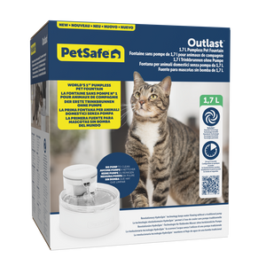 PetSafe® Outlast™ 1.7 Litre Pumpless Pet Fountain
