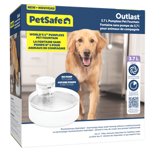 PetSafe® Outlast™ 3.7 Litre Pumpless Pet Fountain