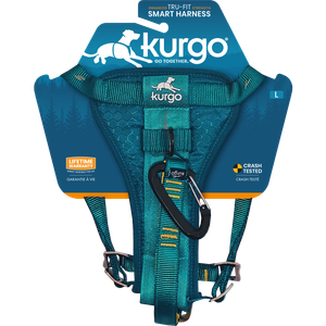 Kurgo Tru-Fit Smart Harness, Enhanced Strength, Ink Blue, L