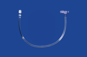 Centesis Adapter - Adapter Only - Centesis Valve With 40cm (16in) Tubing And Spin Luer Lock