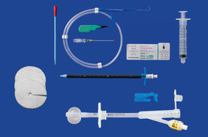 Equine Transcutaneous Guttural Pouch Balloon Catheter Kit
