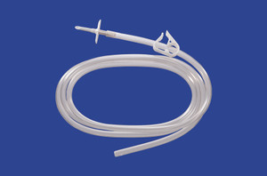 Uterine Flush Tube - 28Fr X 190cm (75in) Flushing Tube With Spike And 4 Side Holes
