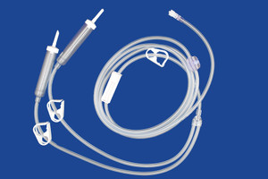 Equiset IV Administration Set - 30Fr X 300cm (120in) Non-Vented Y Set